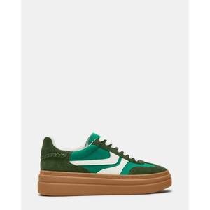 NEW STEVE MADDEN women's dodge shoes in green multi
